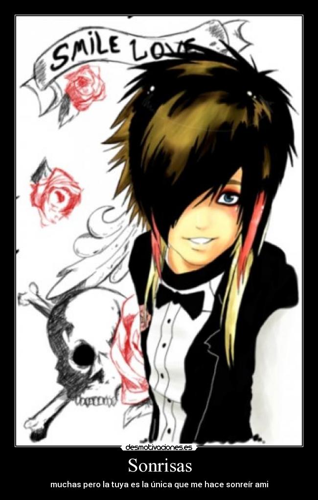 Sonrisas - muchas pero la tuya es la única que me hace sonreír ami♥