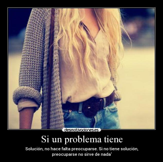 Si un problema tiene -