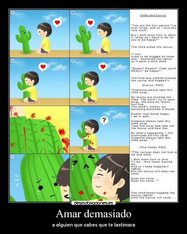 Amar demasiado - a alguien que sabes que te lastimara