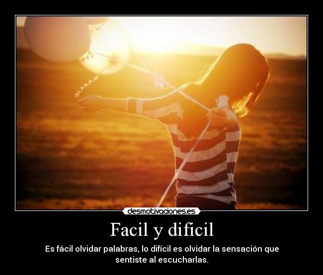 Facil y dificil - 