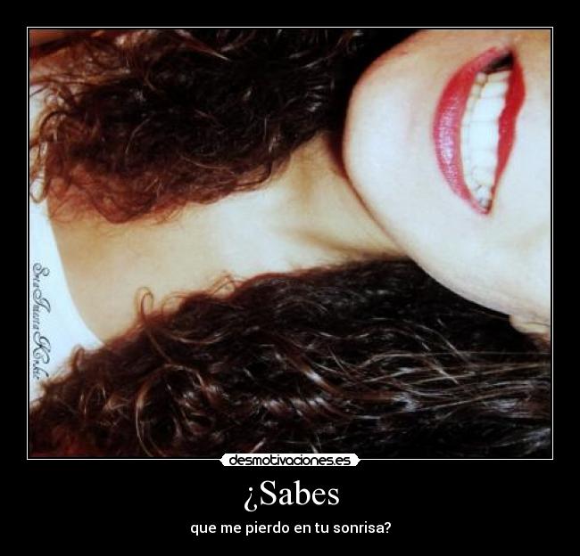 ¿Sabes -