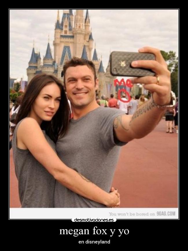 megan fox y yo - en disneyland