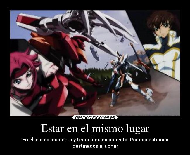 Estar en el mismo lugar - 