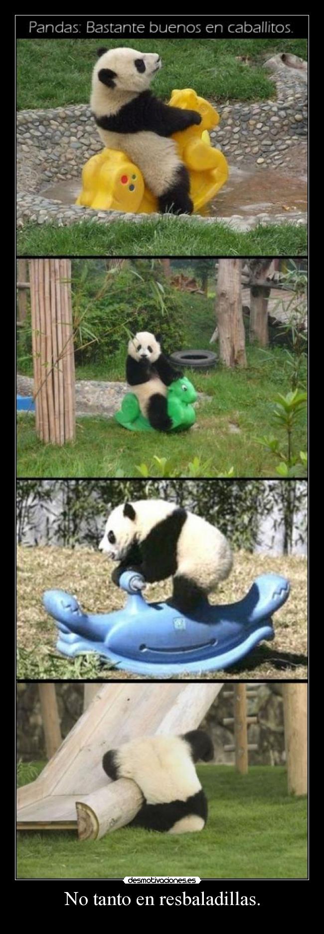 No tanto en resbaladillas. -