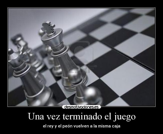 Una vez terminado el juego - 