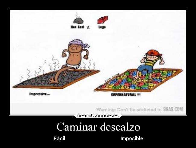 Caminar descalzo -