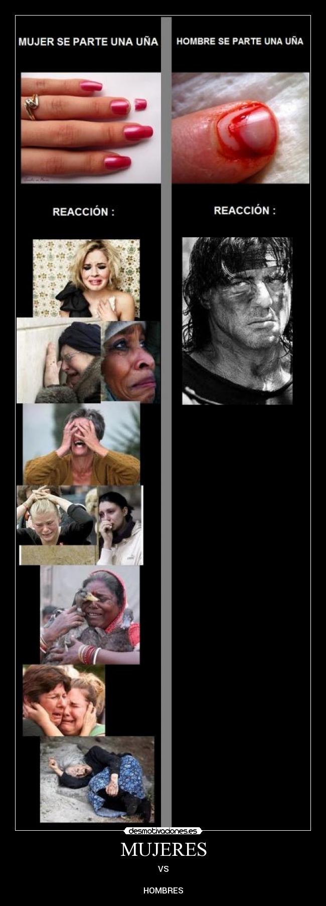 MUJERES - VS

HOMBRES