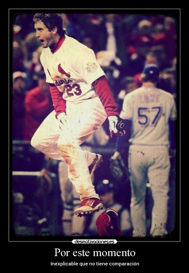 Por este momento - Inexplicable que no tiene comparación