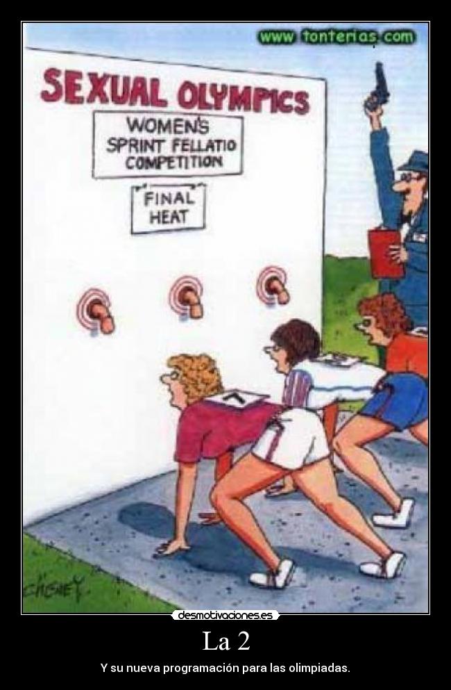 La 2 - Y su nueva programación para las olimpiadas.