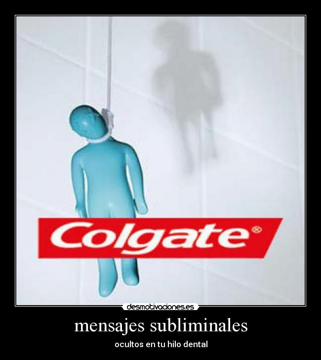 mensajes subliminales - ocultos en tu hilo dental