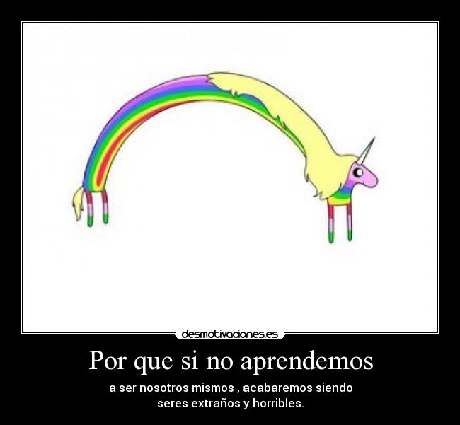 Por que si no aprendemos -