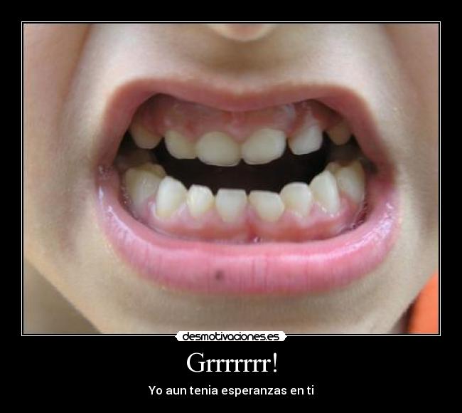 Grrrrrrr! - Yo aun tenia esperanzas en ti