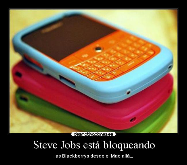 Steve Jobs está bloqueando -