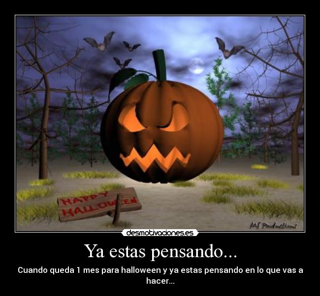 Ya estas pensando... - 