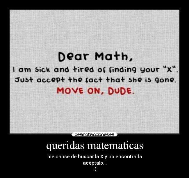 queridas matematicas - 