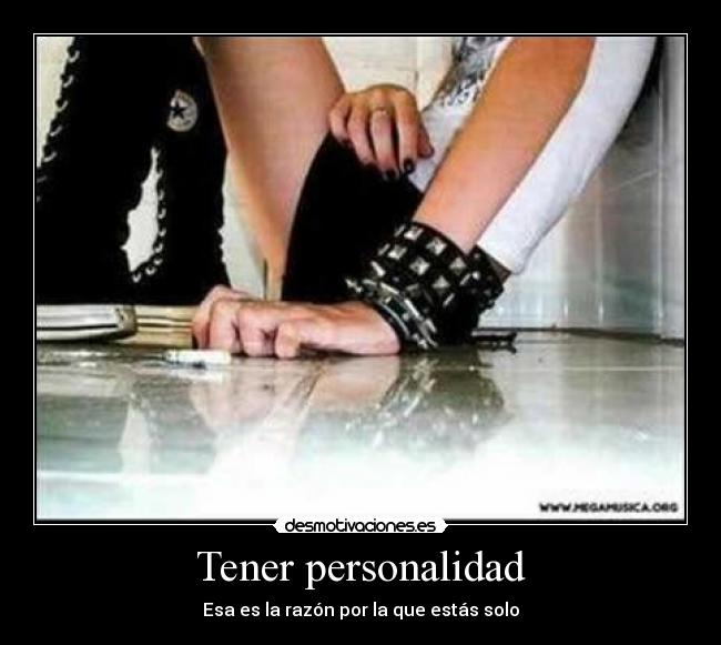 Tener personalidad - 