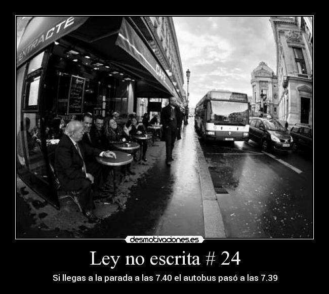 Ley no escrita # 24 -