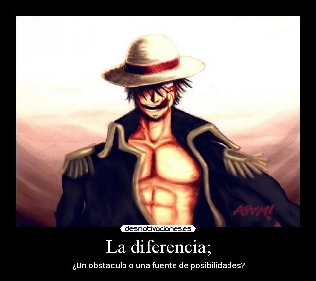 La diferencia; - ¿Un obstaculo o una fuente de posibilidades?