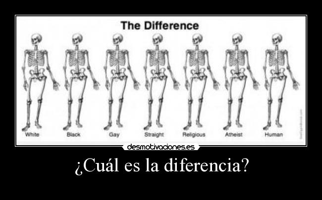 ¿Cuál es la diferencia? -