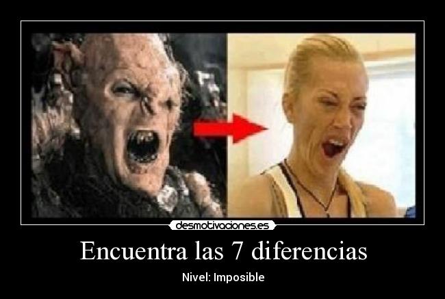 Encuentra las 7 diferencias -