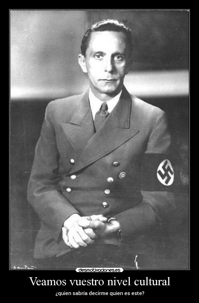 Veamos vuestro nivel cultural - ¿quien sabría decirme quien es este?