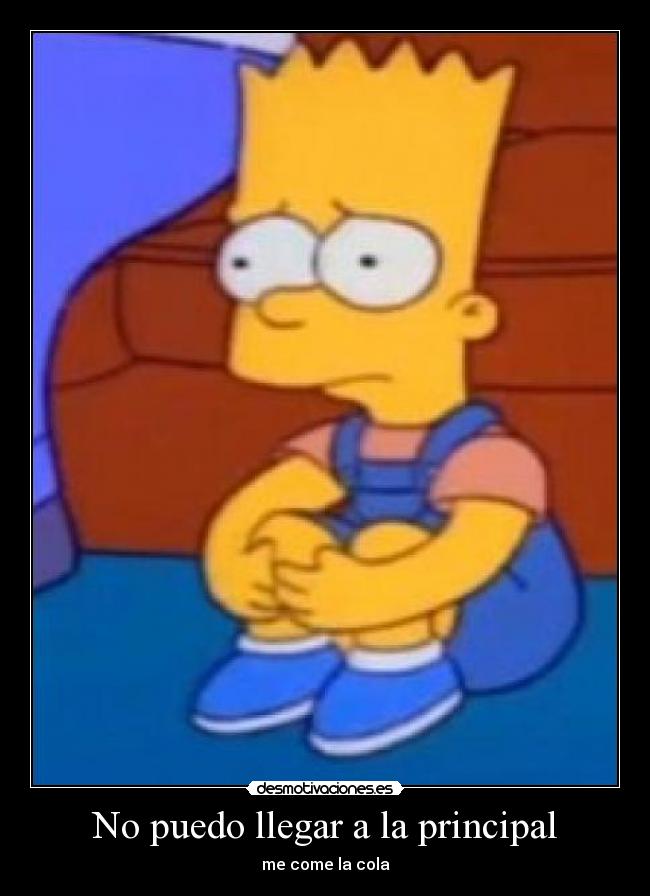 No puedo llegar a la principal -