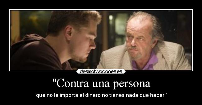 Contra una persona -