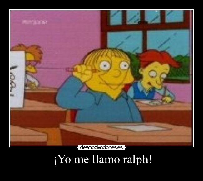 ¡Yo me llamo ralph! - 