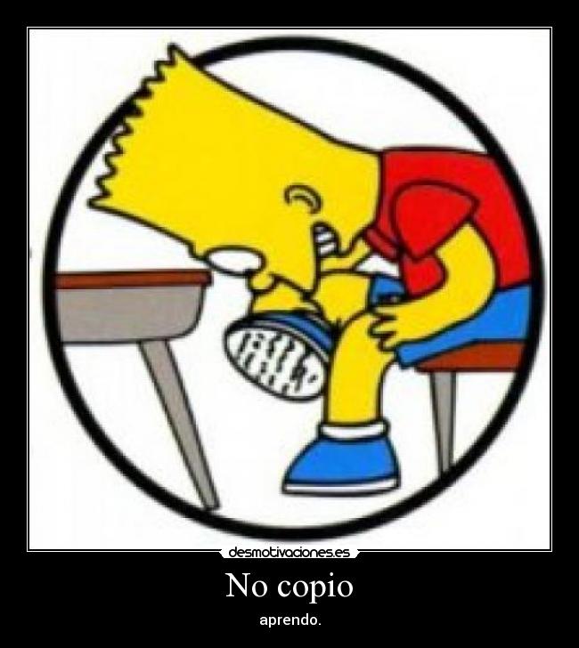 No copio - aprendo.