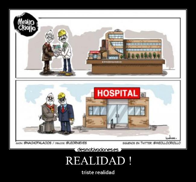 REALIDAD ! - triste realidad