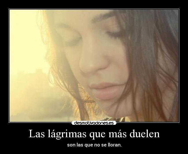 Las lágrimas que más duelen -