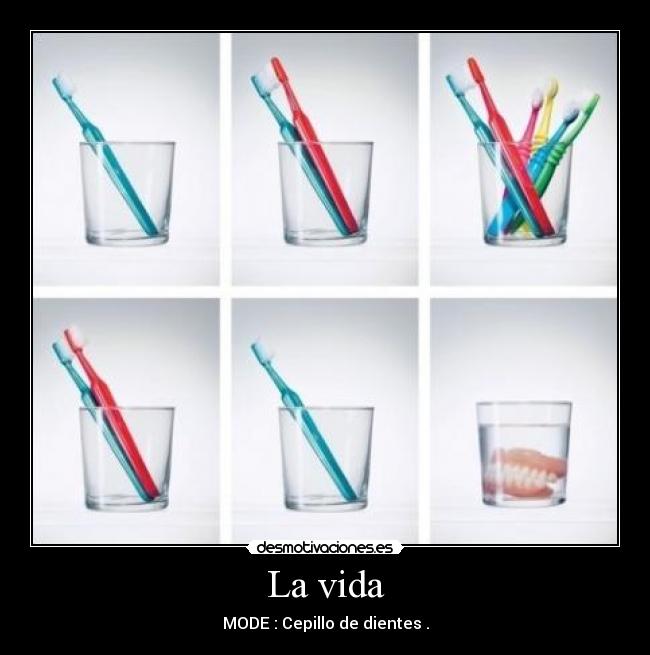 La vida - MODE : Cepillo de dientes .