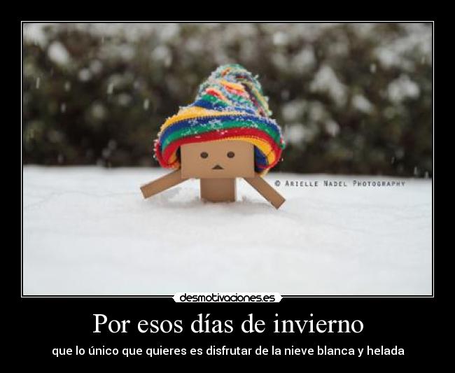Por esos días de invierno -