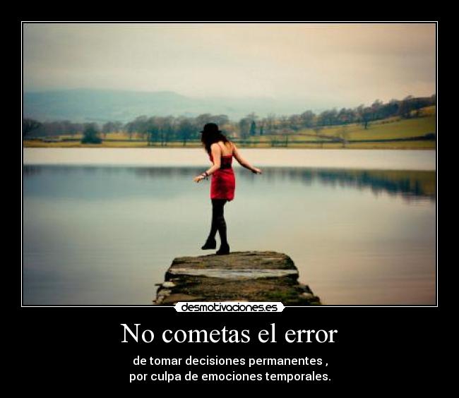 No cometas el error - 