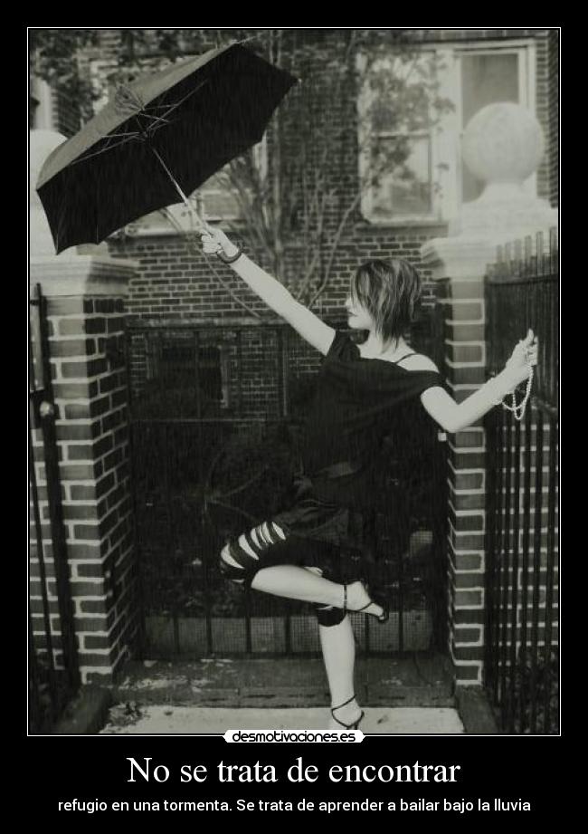 No se trata de encontrar -