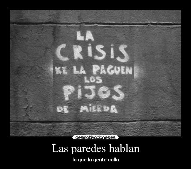 Las paredes hablan -