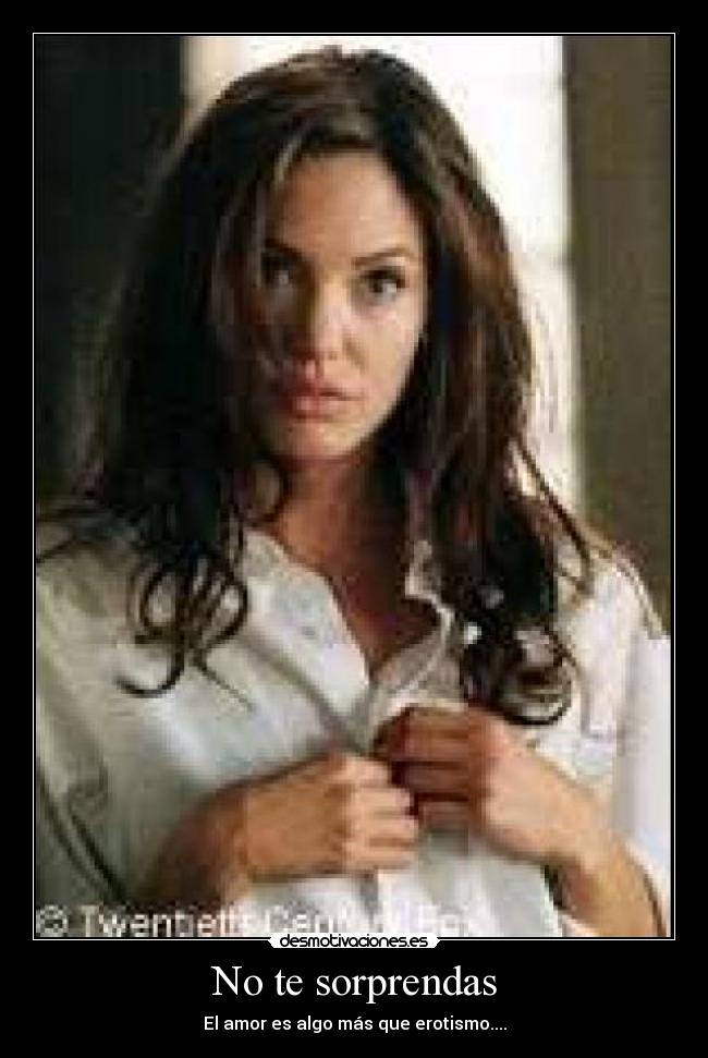 No te sorprendas -