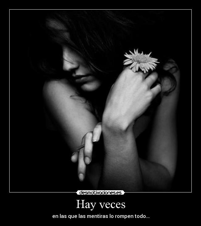 Hay veces -