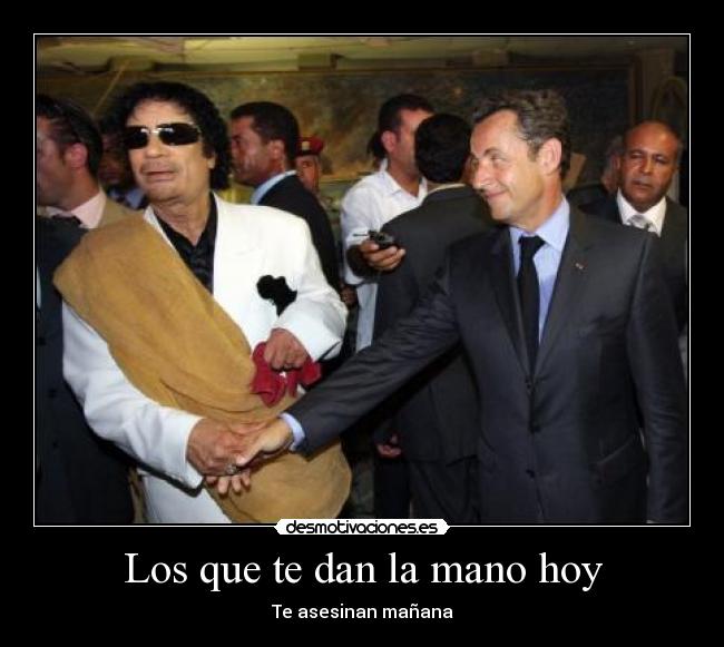Los que te dan la mano hoy - 