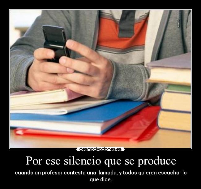 carteles silencio celu desmotivaciones