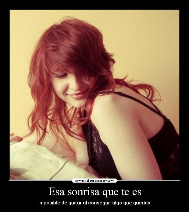 Esa sonrisa que te es - 