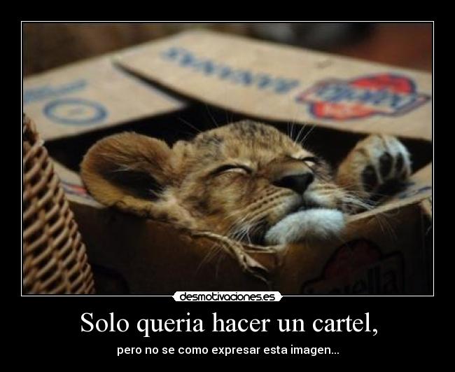 Solo queria hacer un cartel, - pero no se como expresar esta imagen...