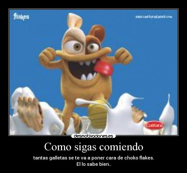 carteles flake monstruo desmotivaciones