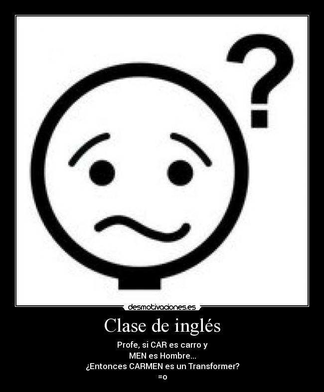 Clase de inglés - 