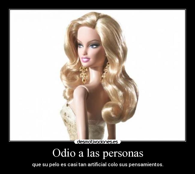 Odio a las personas - 