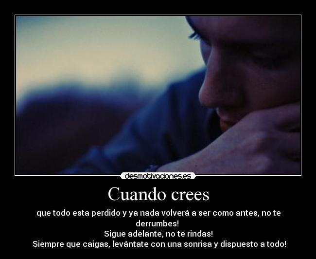 Cuando crees -