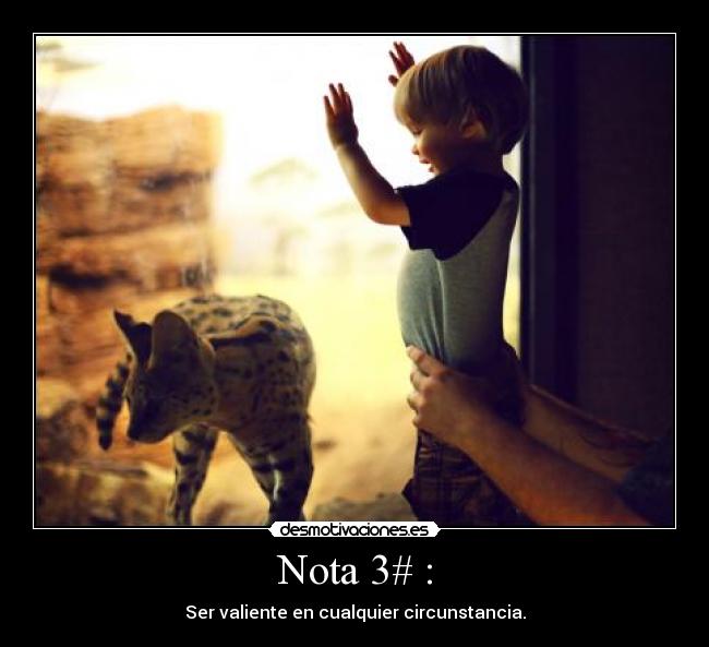 Nota 3# : -