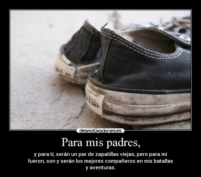 Para mis padres, - 