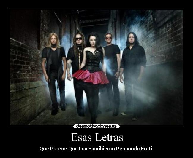 Esas Letras - Que Parece Que Las Escribieron Pensando En Ti..