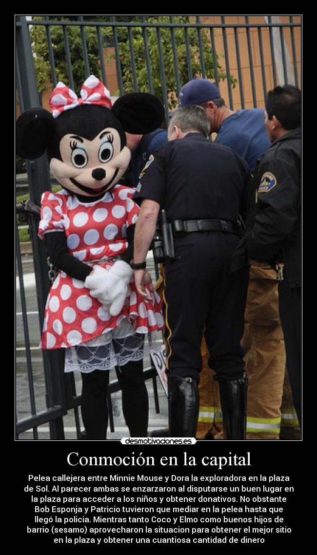 Conmoción en la capital -